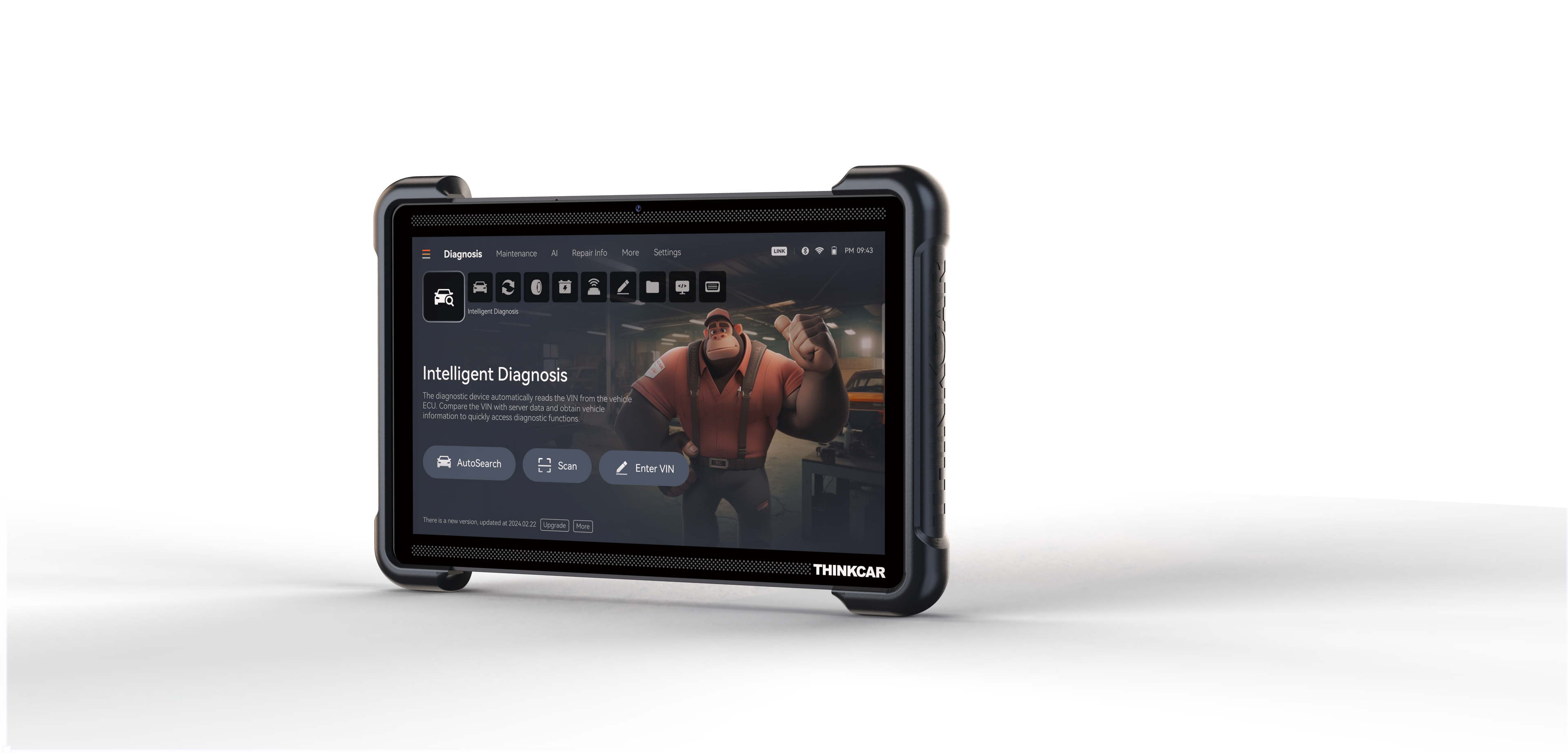 Thinkcar Platinum 394 12-Inch Professional OBD2 Scanner - Advanced Diagnostic Tool with Bi-Directional Control