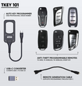 Thinkcar TKEY 101 Automotive Key Programmer - Professional Immobilizer Tool with 6 Remote Keys Included