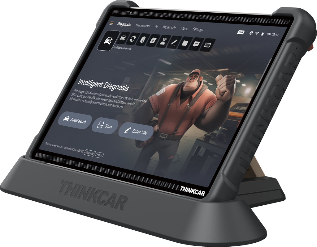 Thinkcar Platinum 399 14-Inch Professional Diagnostic Tablet - Bi-Directional OBD2 Scanner with ECU Coding
